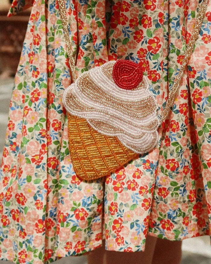 Konges Sløjd BEADED ICE CREAM STRAP WALLET