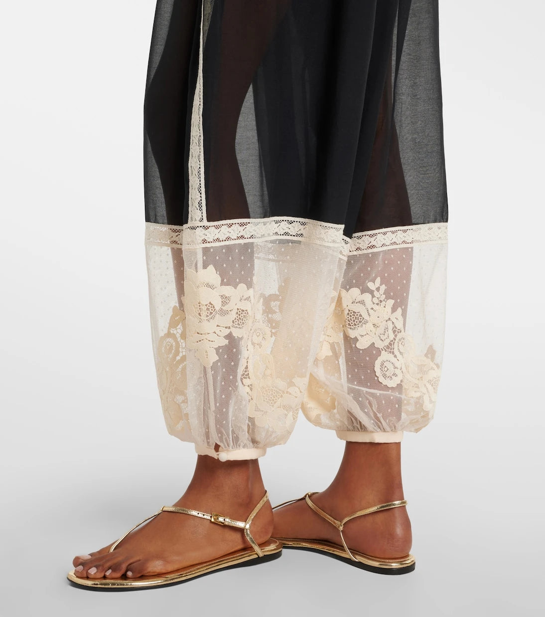 Zimmermann - Roselight cotton and silk balloon pants