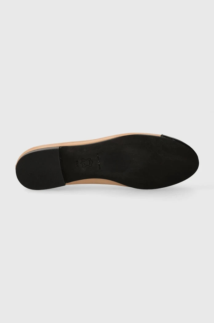 Кожени балеринки Tory Burch CAP-TOE BALLET