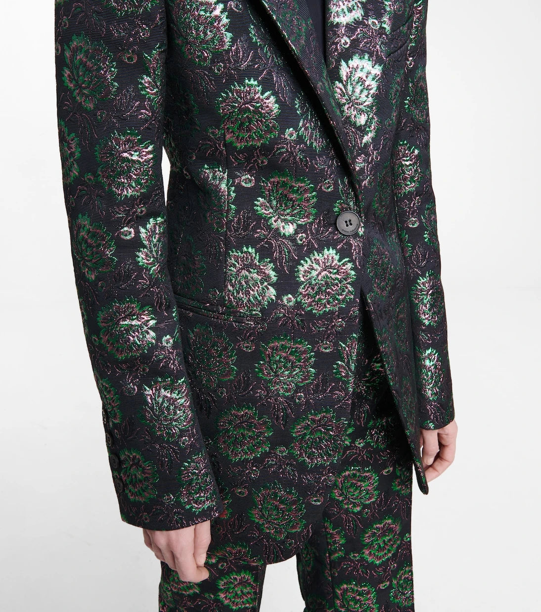 Rabanne - Floral brocade blazer