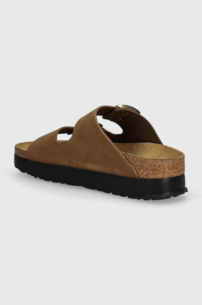 Чехли от набук Birkenstock Arizona Platform Flex Birkenstock x Papillio
