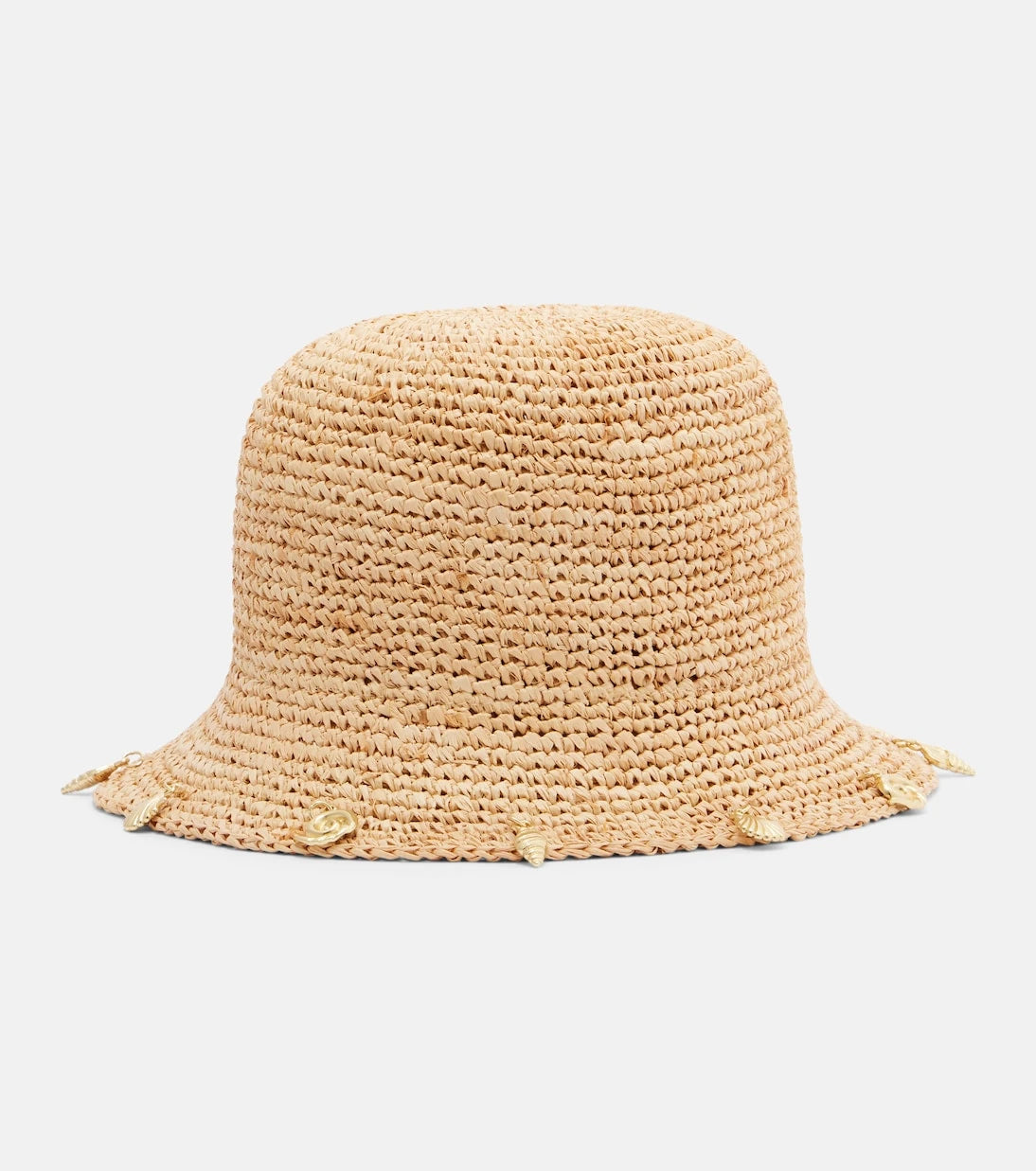 Oséree - Embellished raffia bucket hat