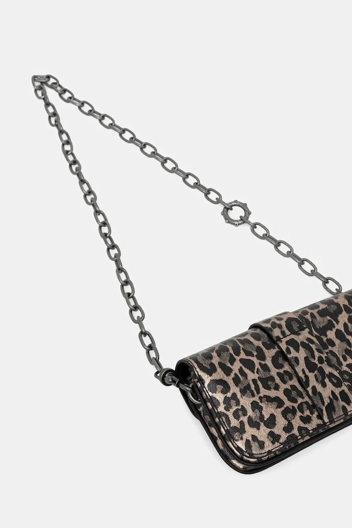 Кожена чанта ZADIG&VOLTAIRE KATE WALLET METAL LEO