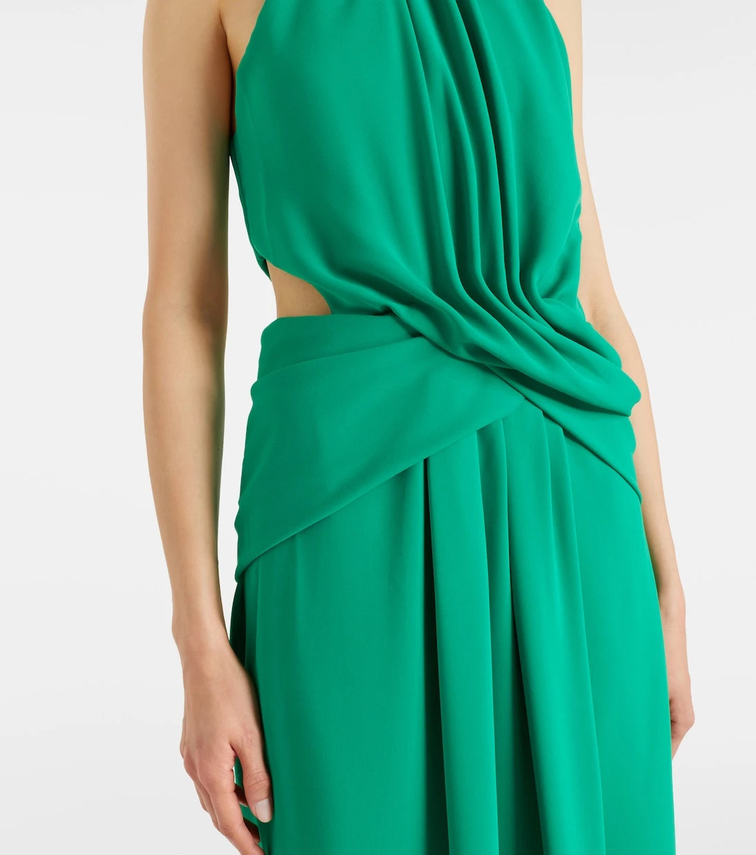 Johanna Ortiz - Cutout gathered maxi dress