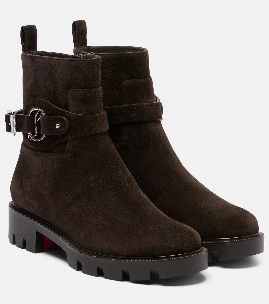 Christian Louboutin - Dianouchette suede ankle boots