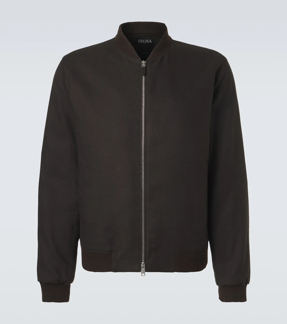Zegna - Linen bomber jacket