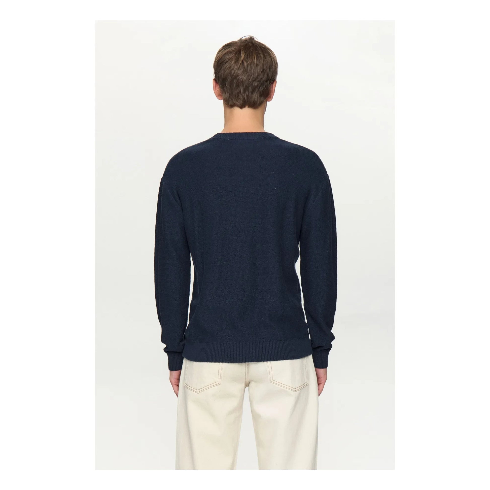 Anerkjendt - Akebbe Cotton Sweater | Dark Blue