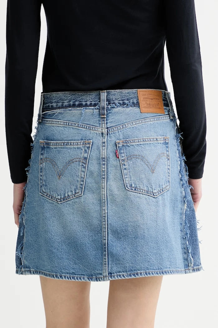 Дънкова пола Levi's DECONSTRUCTED EDGE