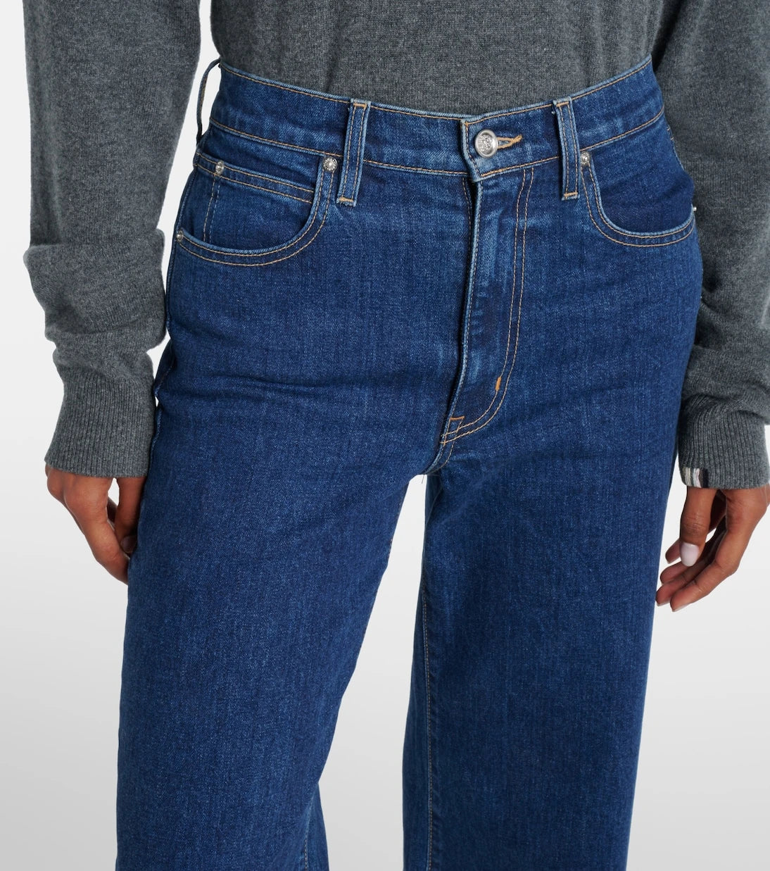 Slvrlake - Grace high-rise wide-leg jeans