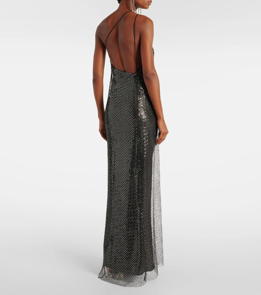 The Sei - Sequined one-shoulder gown