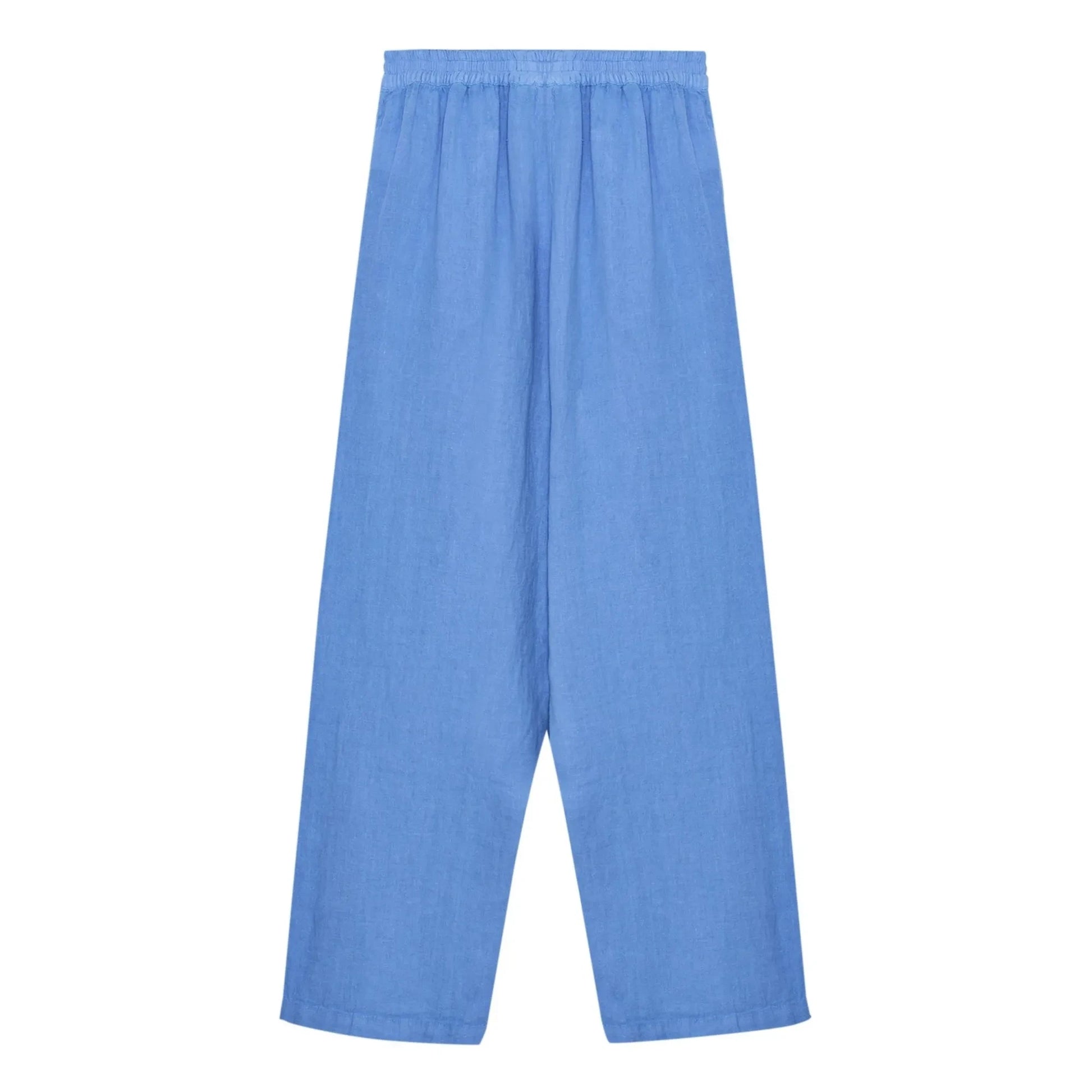 the new society - Melissa Linen Pants | Blue