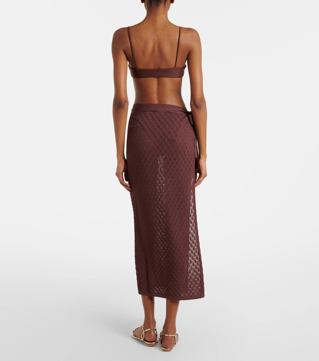 Melissa Odabash - Dawn knitted wrap skirt