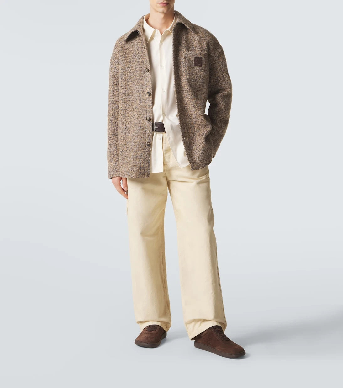 Loewe - Anagram wool-blend overshirt