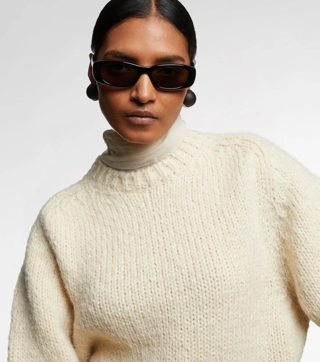 Fendi - FF Kare oval güneş gözlüğü