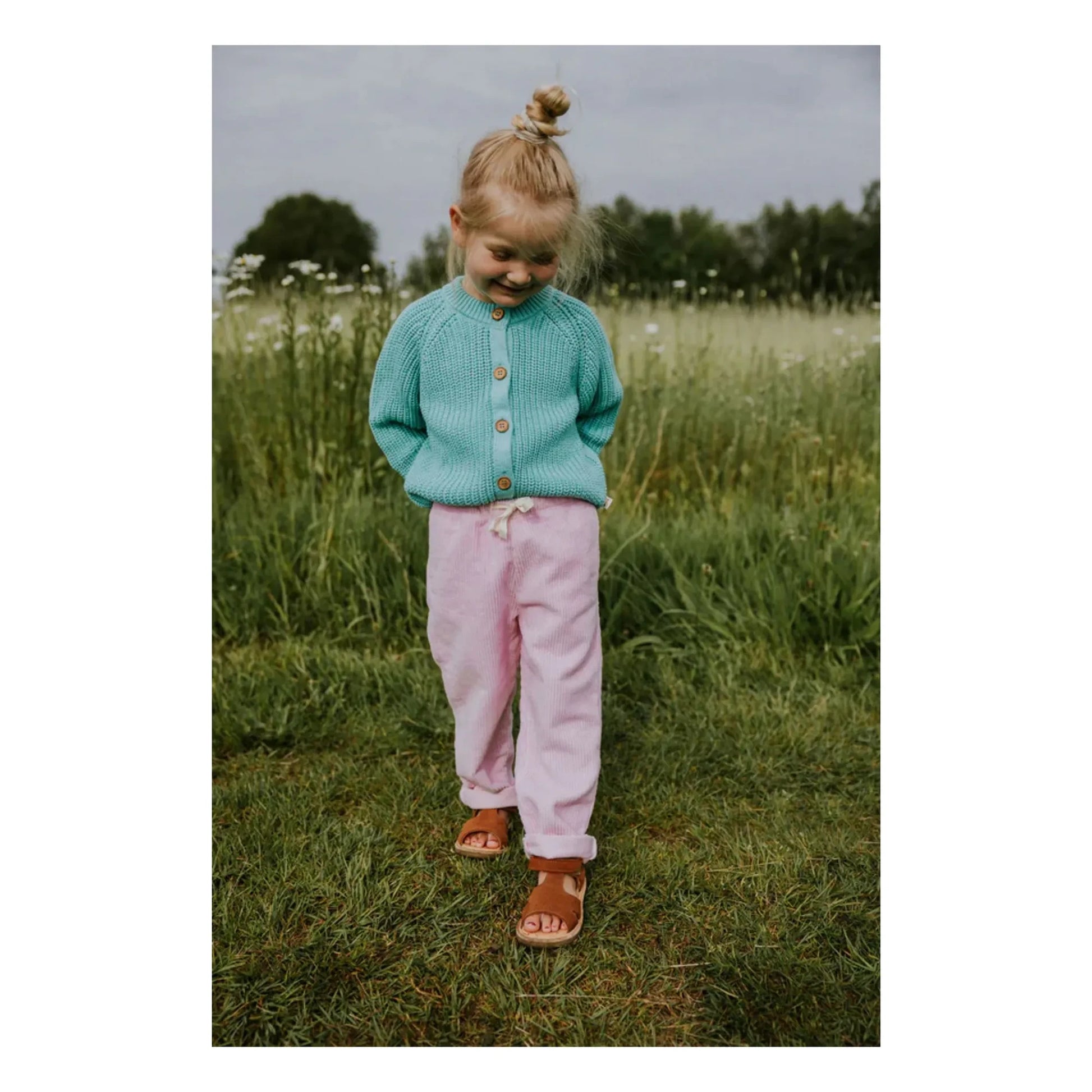 Yuki - Cotton Corduroy Pants | Candy pink