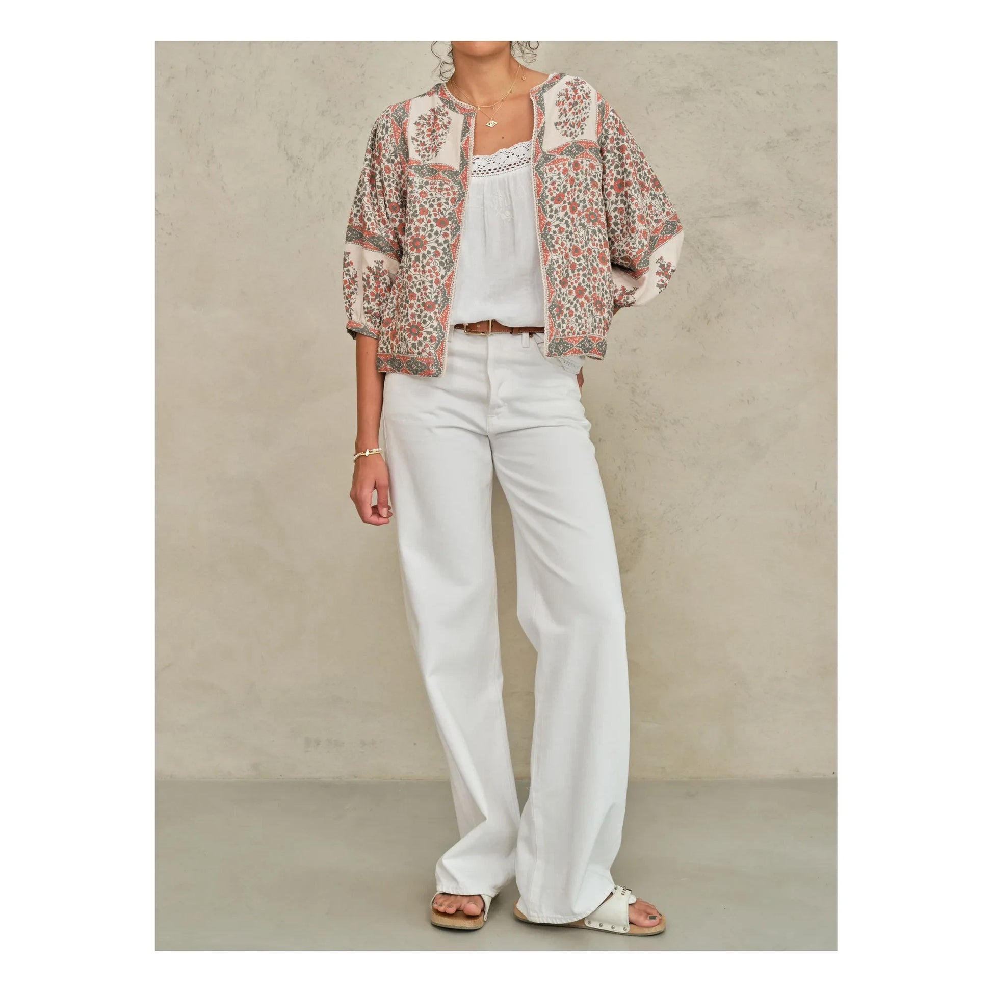 M.A.B.E. - Della Coton Jacket | Rust