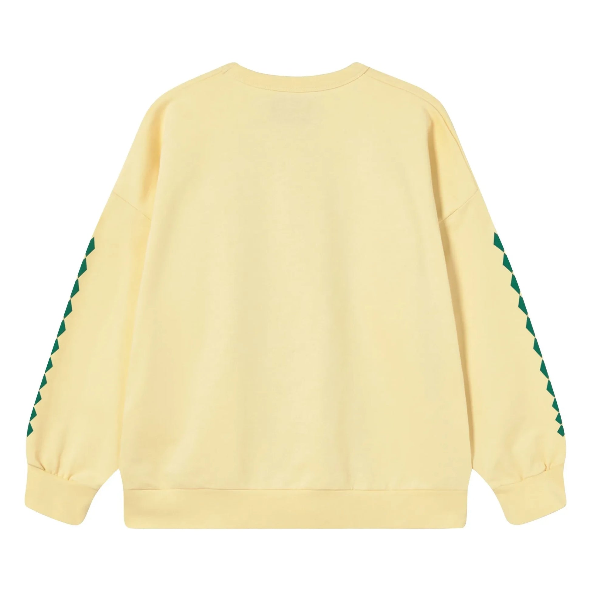 The Tiny Big Sister - Organic cotton flower sweatshirt | Yellow