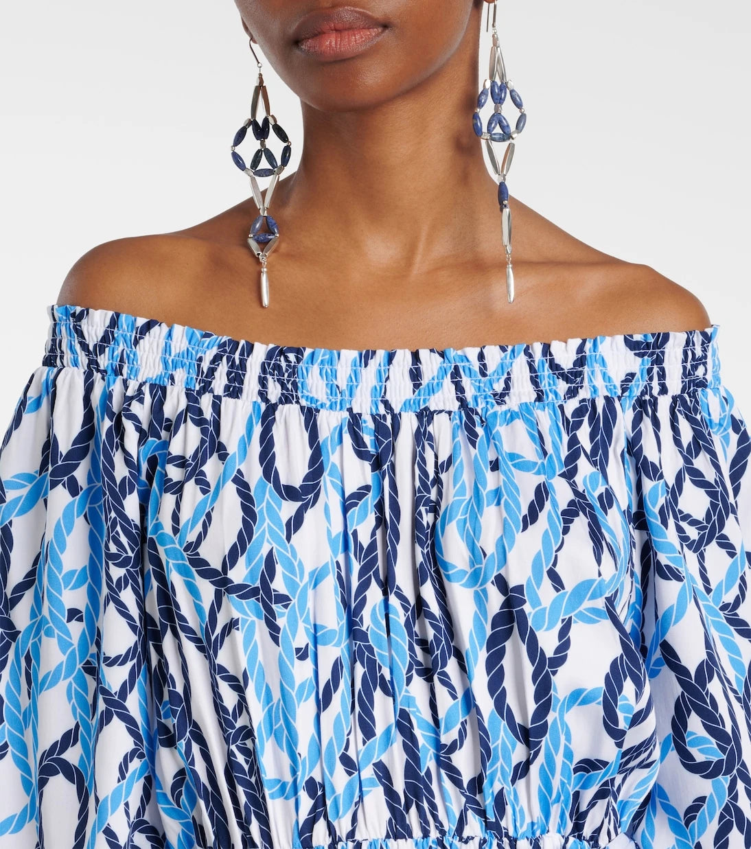Melissa Odabash - Eclipse printed off-shoulder midi dress