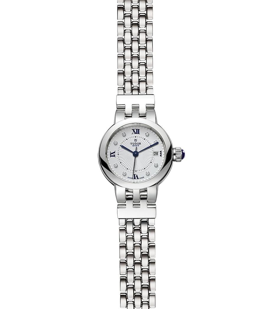 Stainless Steel and Diamond Clair de Rose Watch 26mm