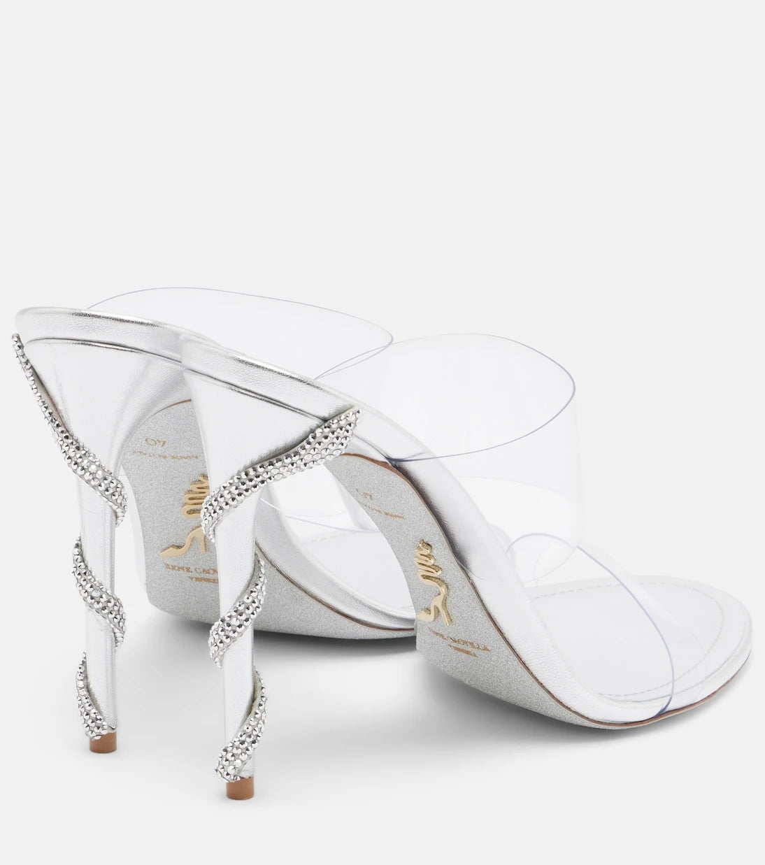 Rene Caovilla - Celebrity crystal-embellished PVC sandals