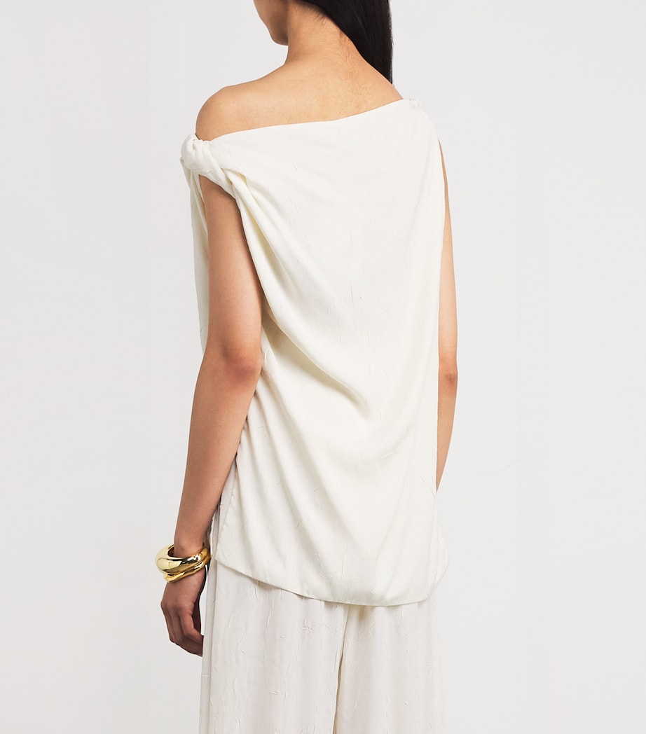 Ivory Vespera Twist Top