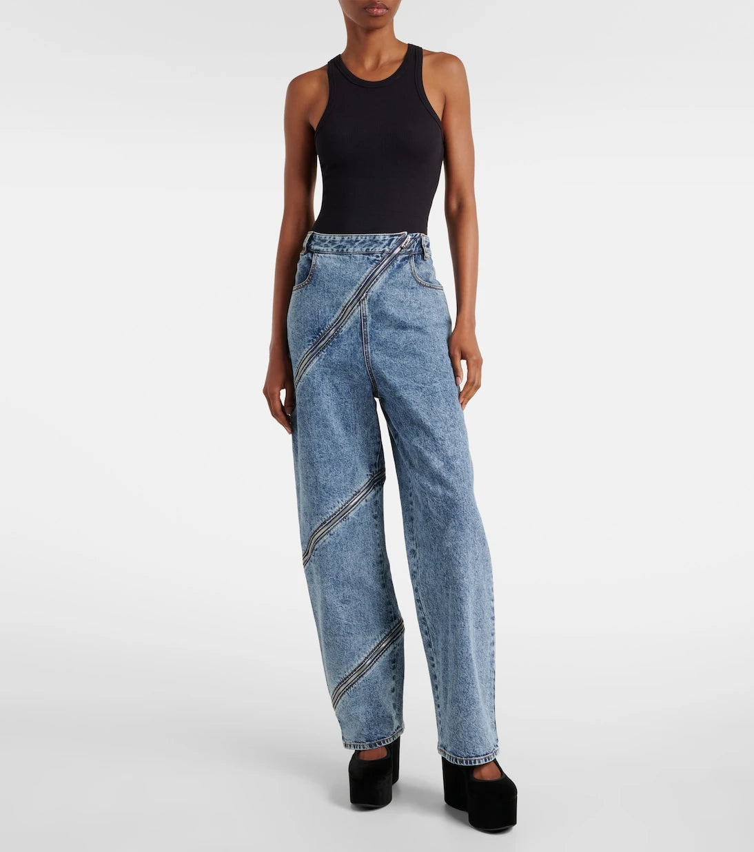 Alaïa - ويدجز Criss Cross 110 المخملية