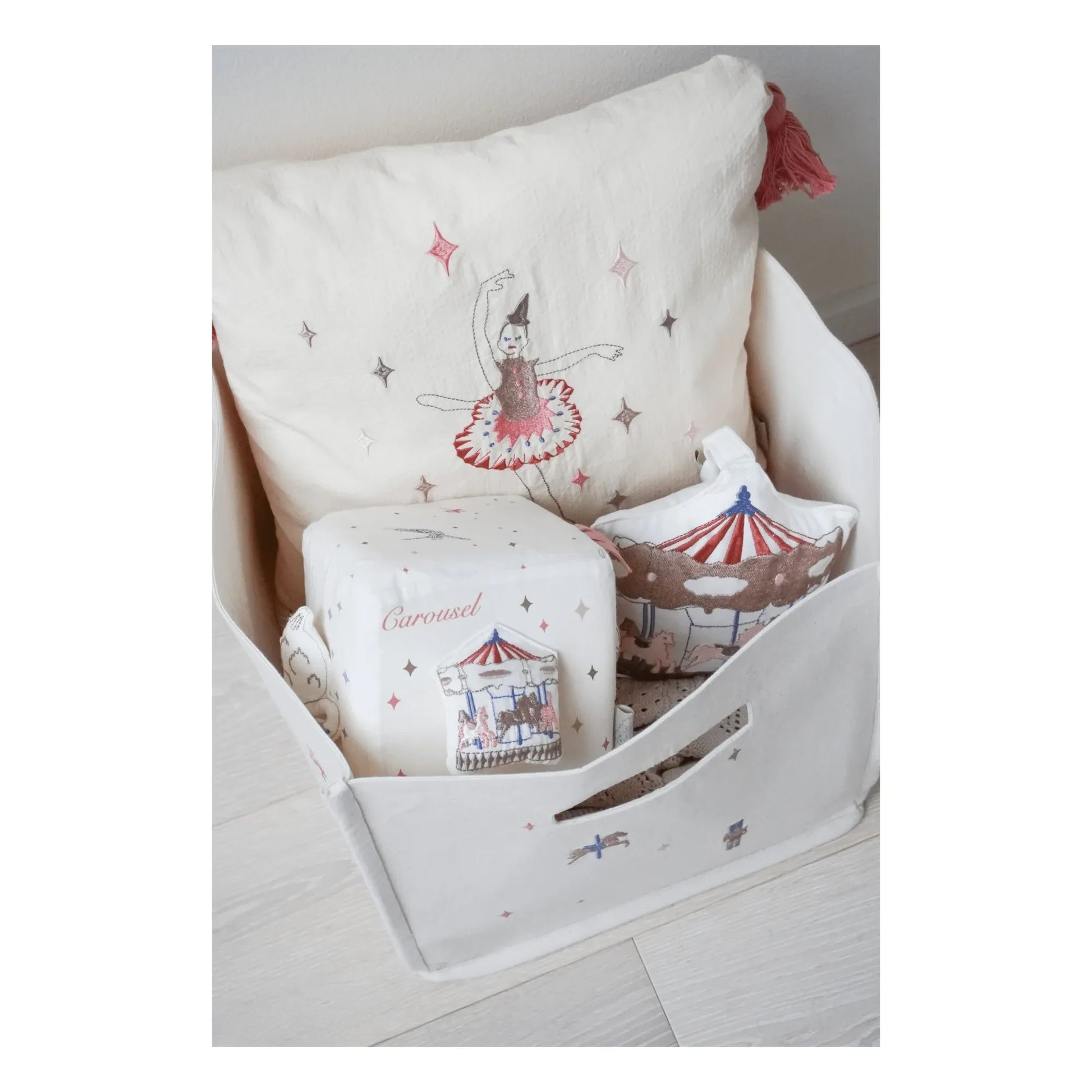 Cam Cam - Storage basket Carrousel | Beige