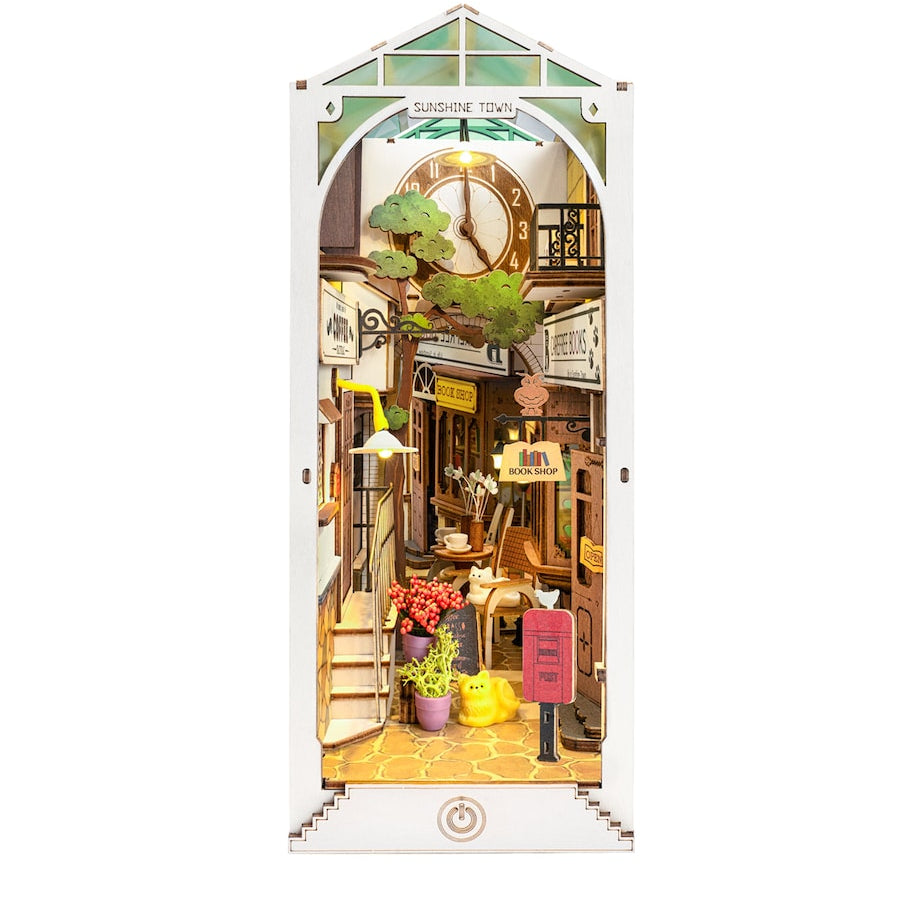 Robotime Sunshine Town Buildable Booknook