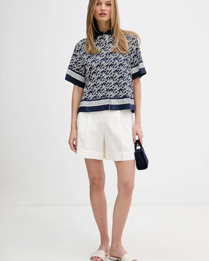 Tommy Hilfiger ipekli kadın gömleği SUMMER