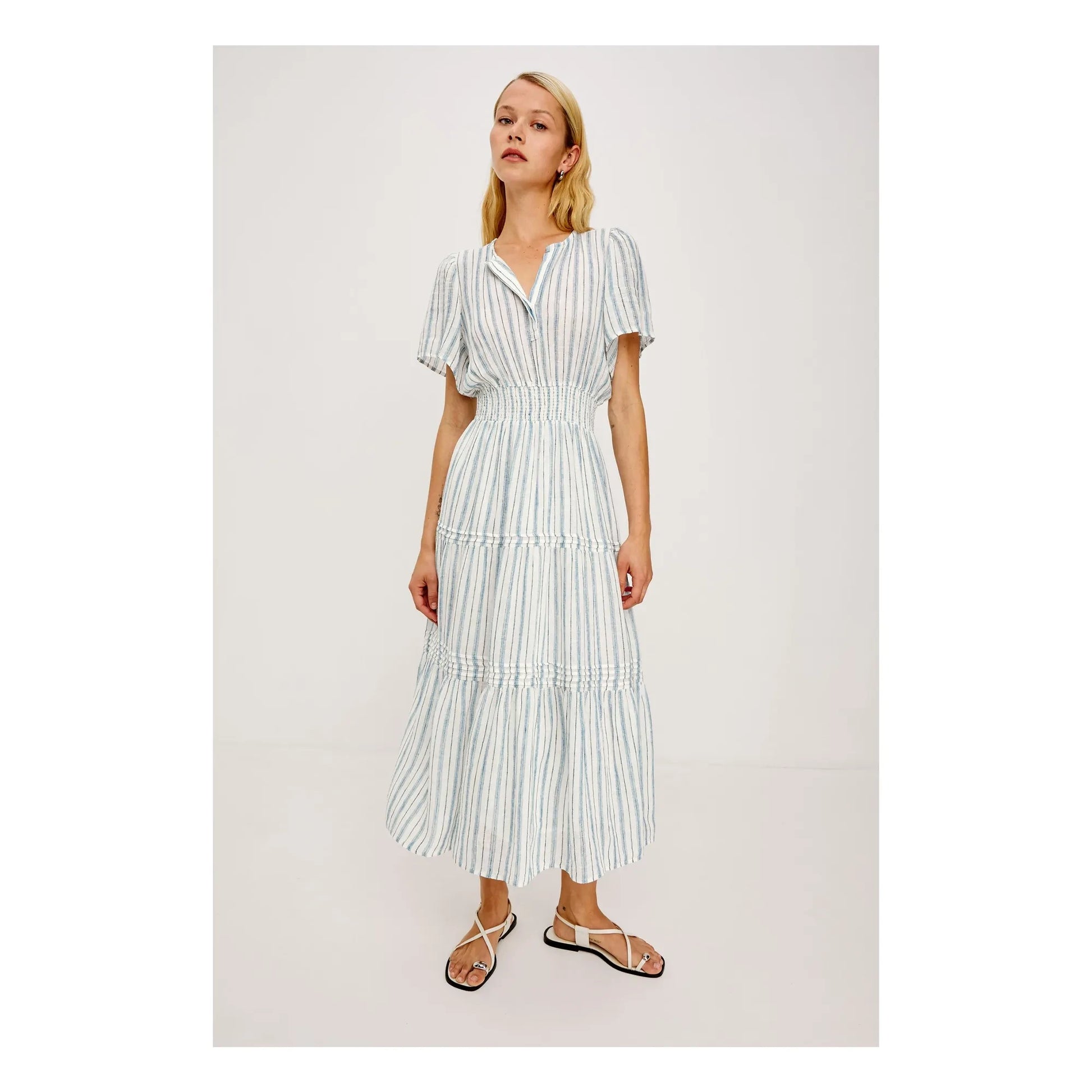 Rails - Cannes Stripes Dress | Light blue