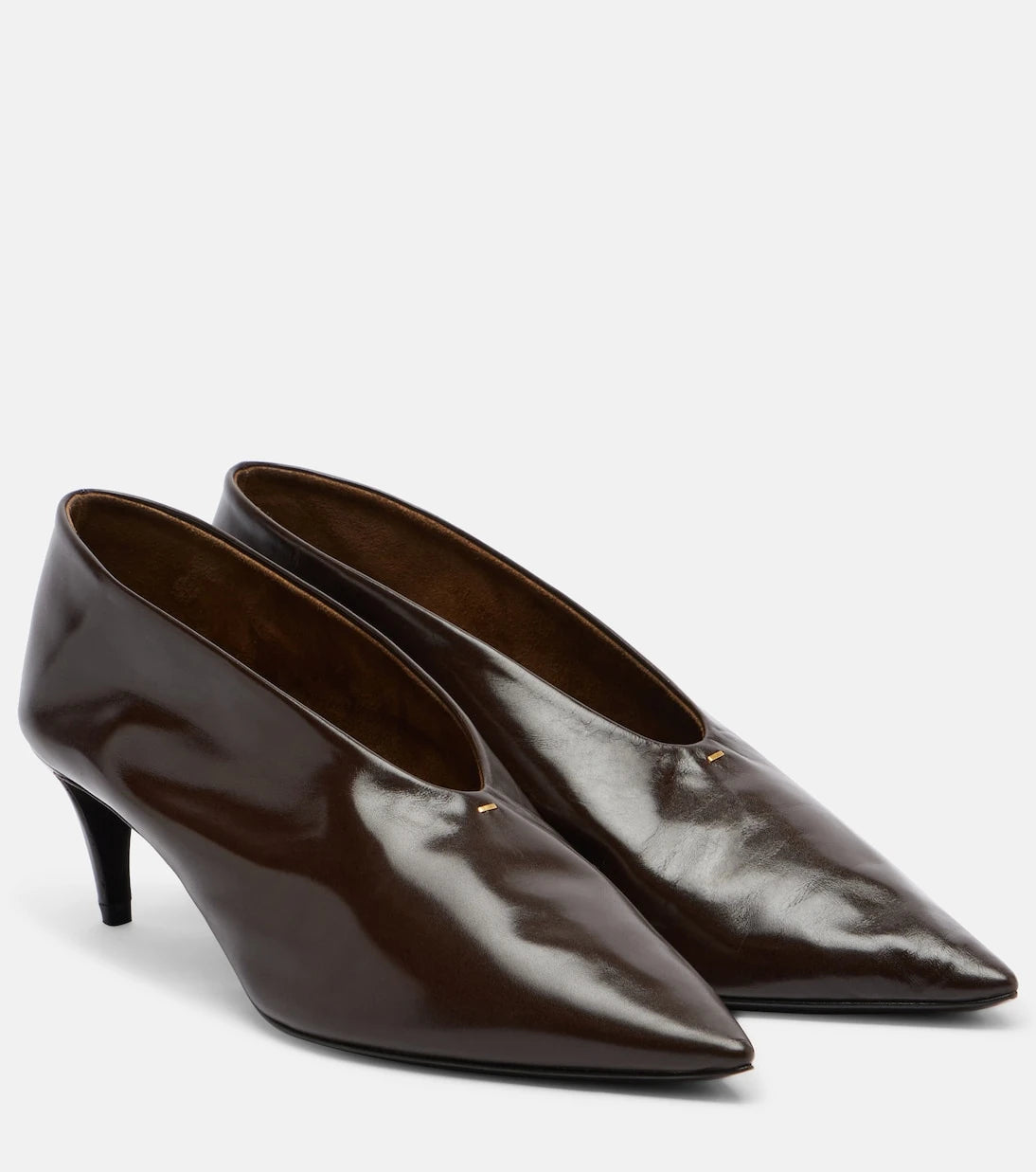 Khaite - Miriam leather pumps