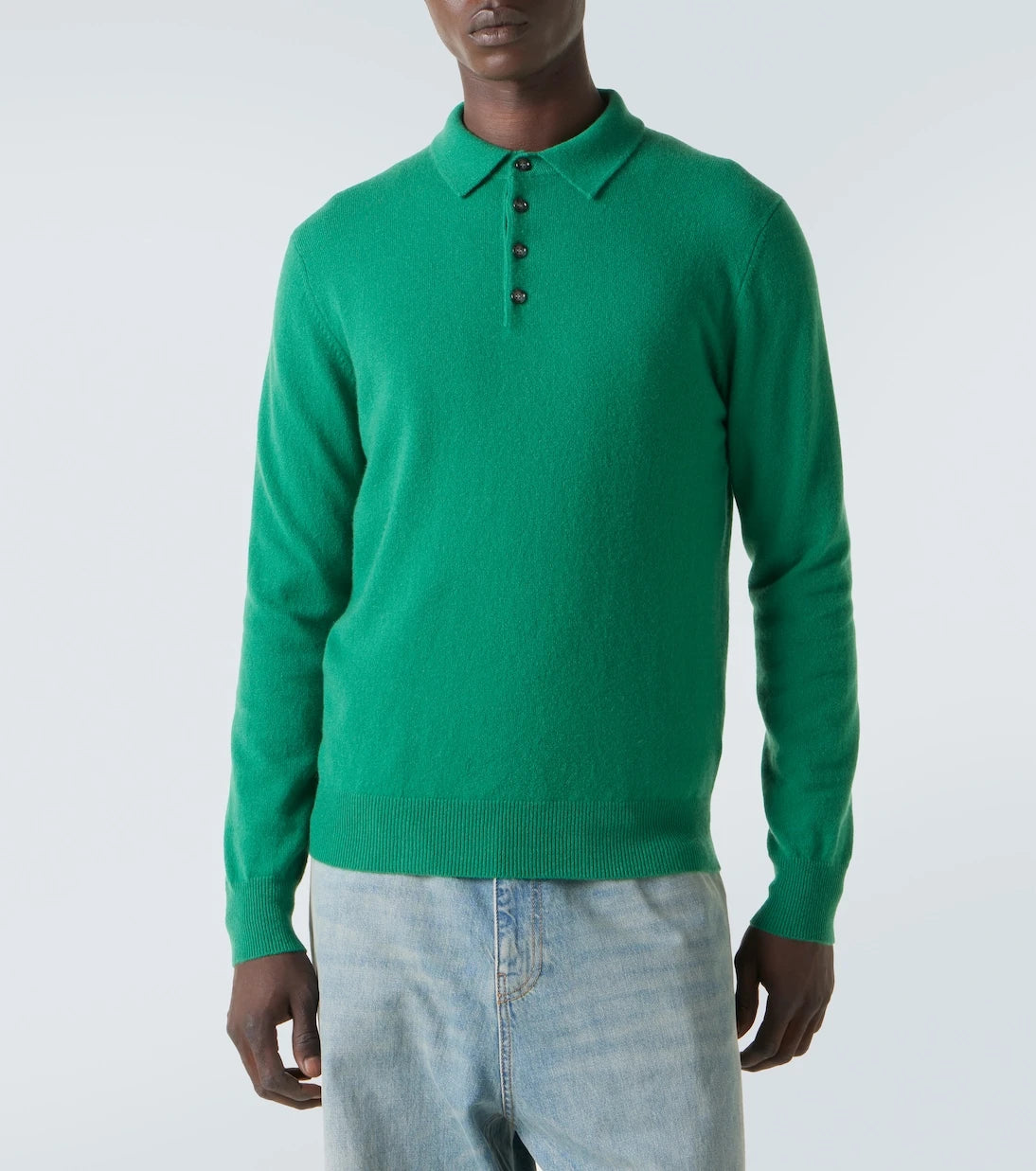Allude - Cashmere polo sweater