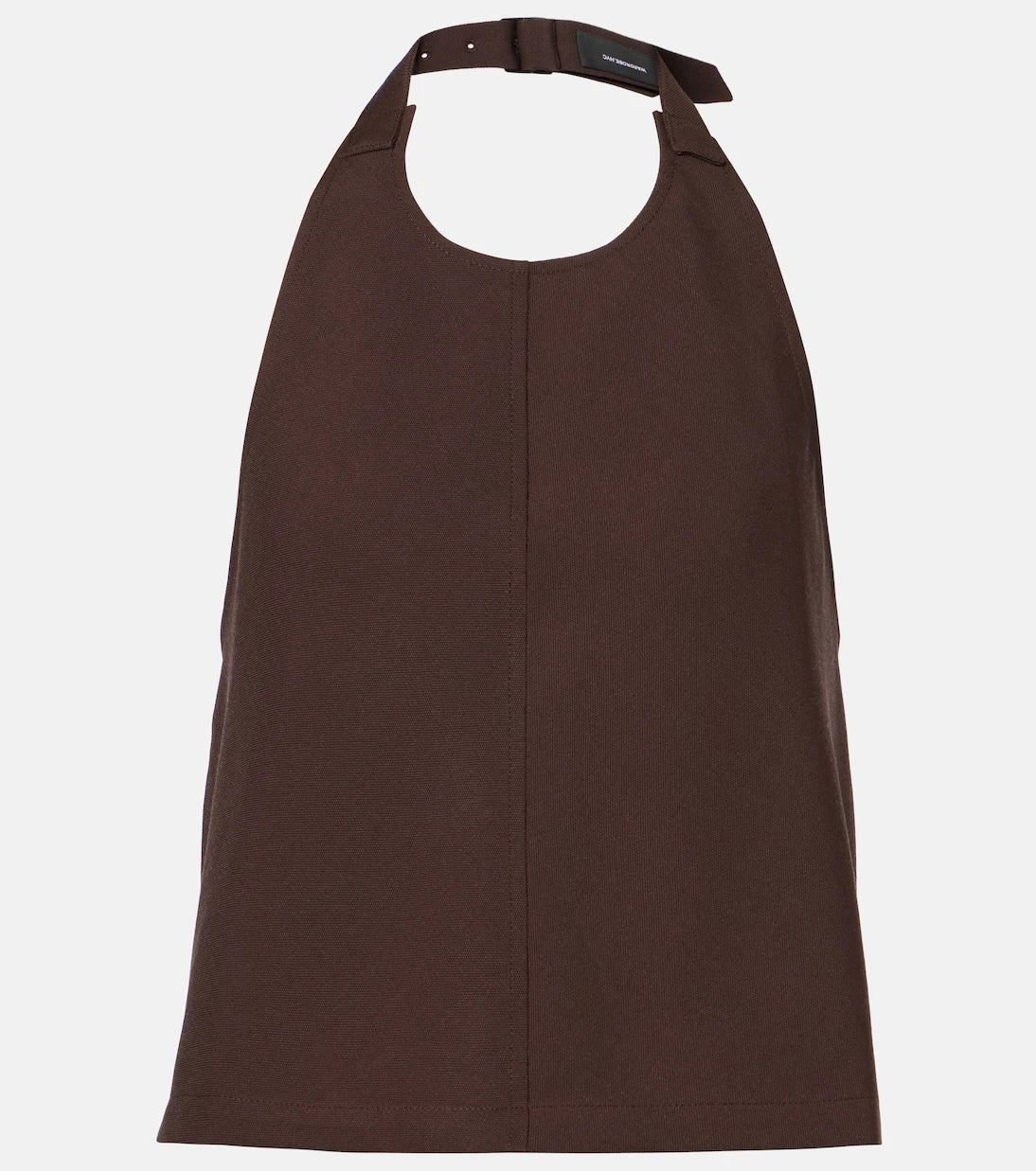 Wardrobe.NYC - Open-back halterneck wool top