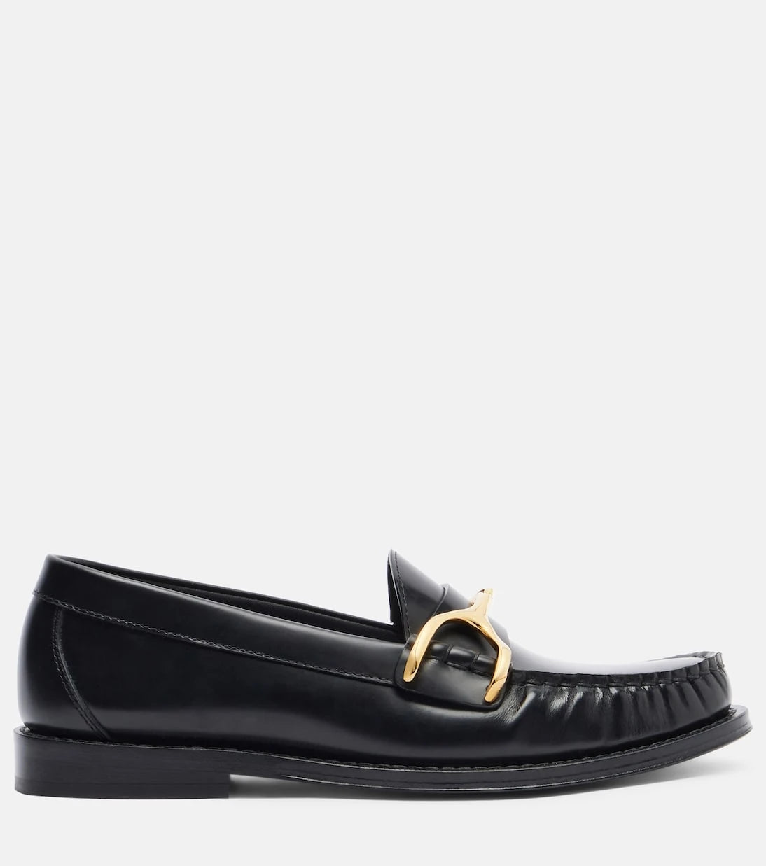 McQueen - Wishbone leather loafers