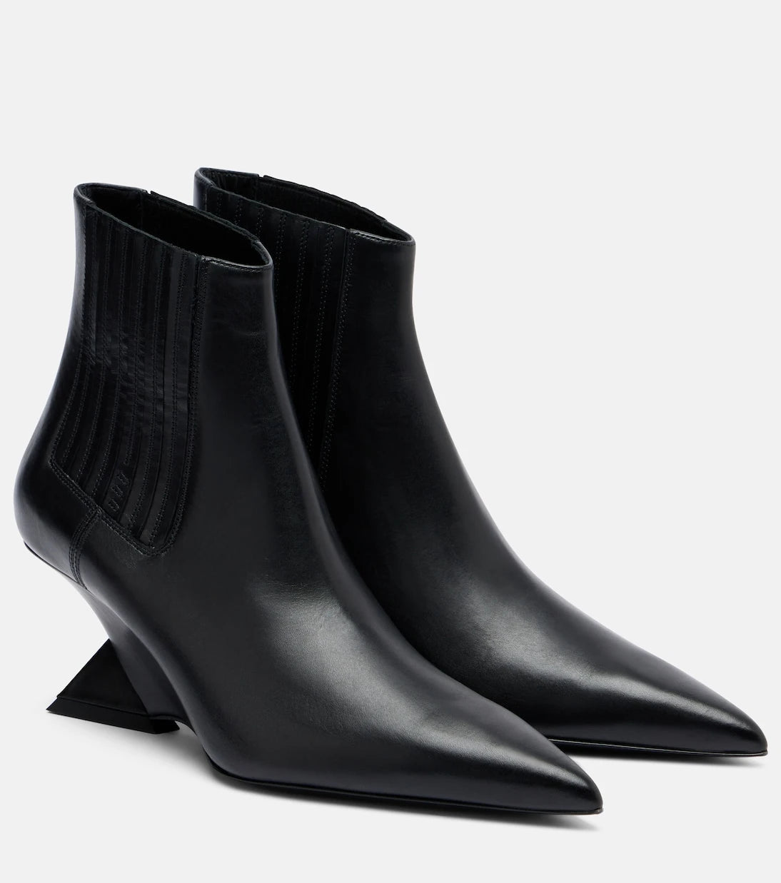 The Attico - Cheope leather ankle boots