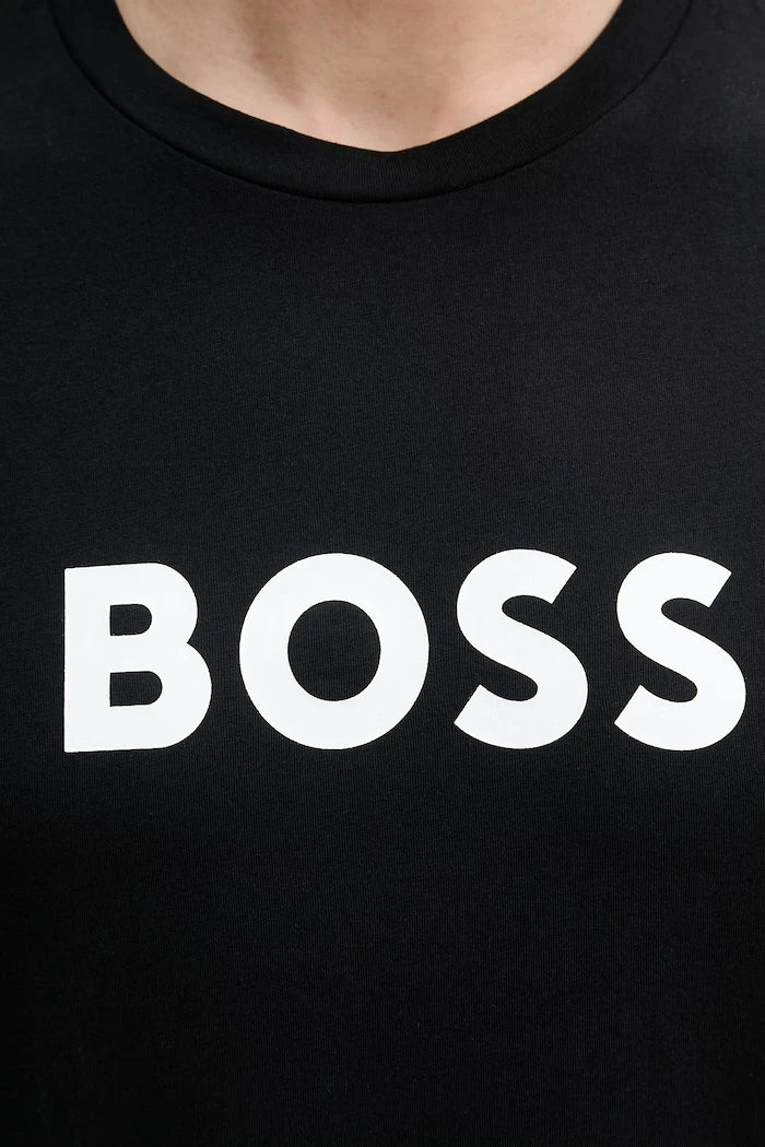 BOSS erkek pamuklu T-Shirt RN