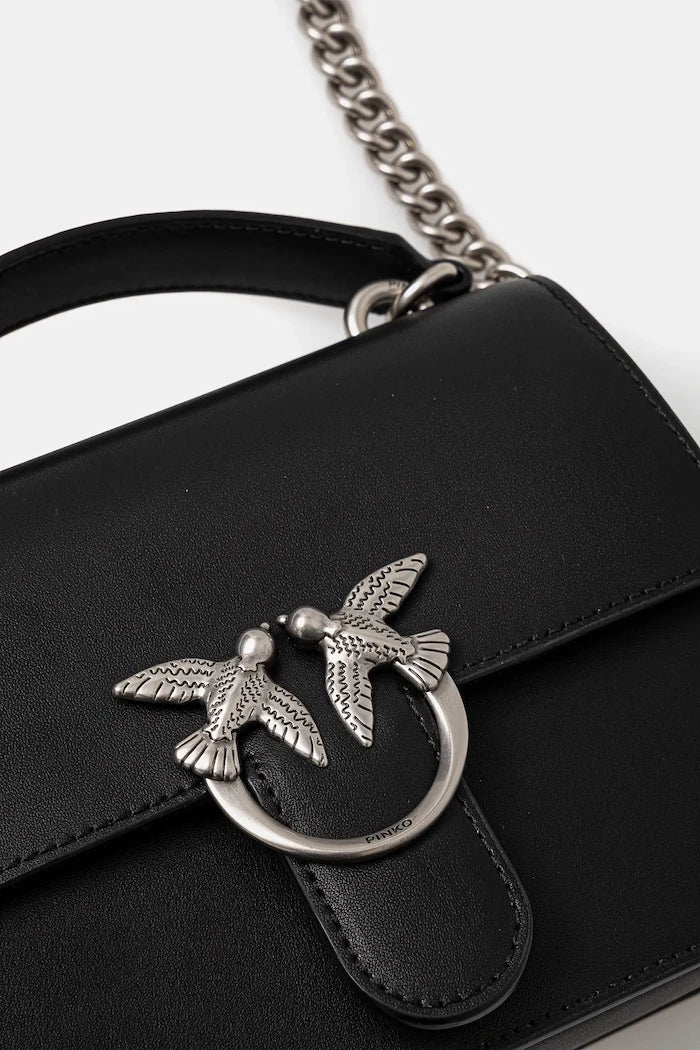 Pinko чанта crossbody дамска от кожа