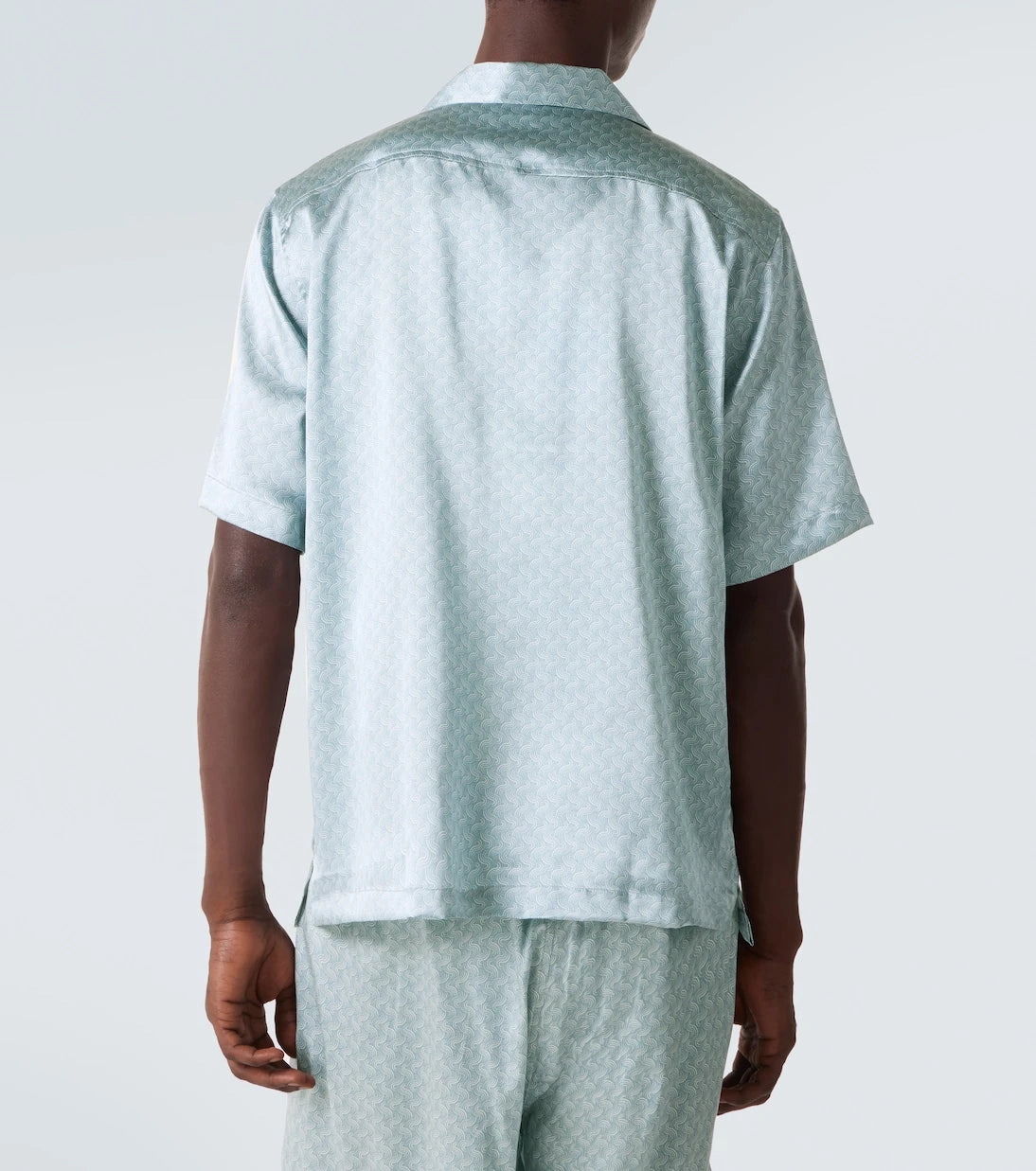 Frescobol Carioca - Roberto printed silk bowling shirt
