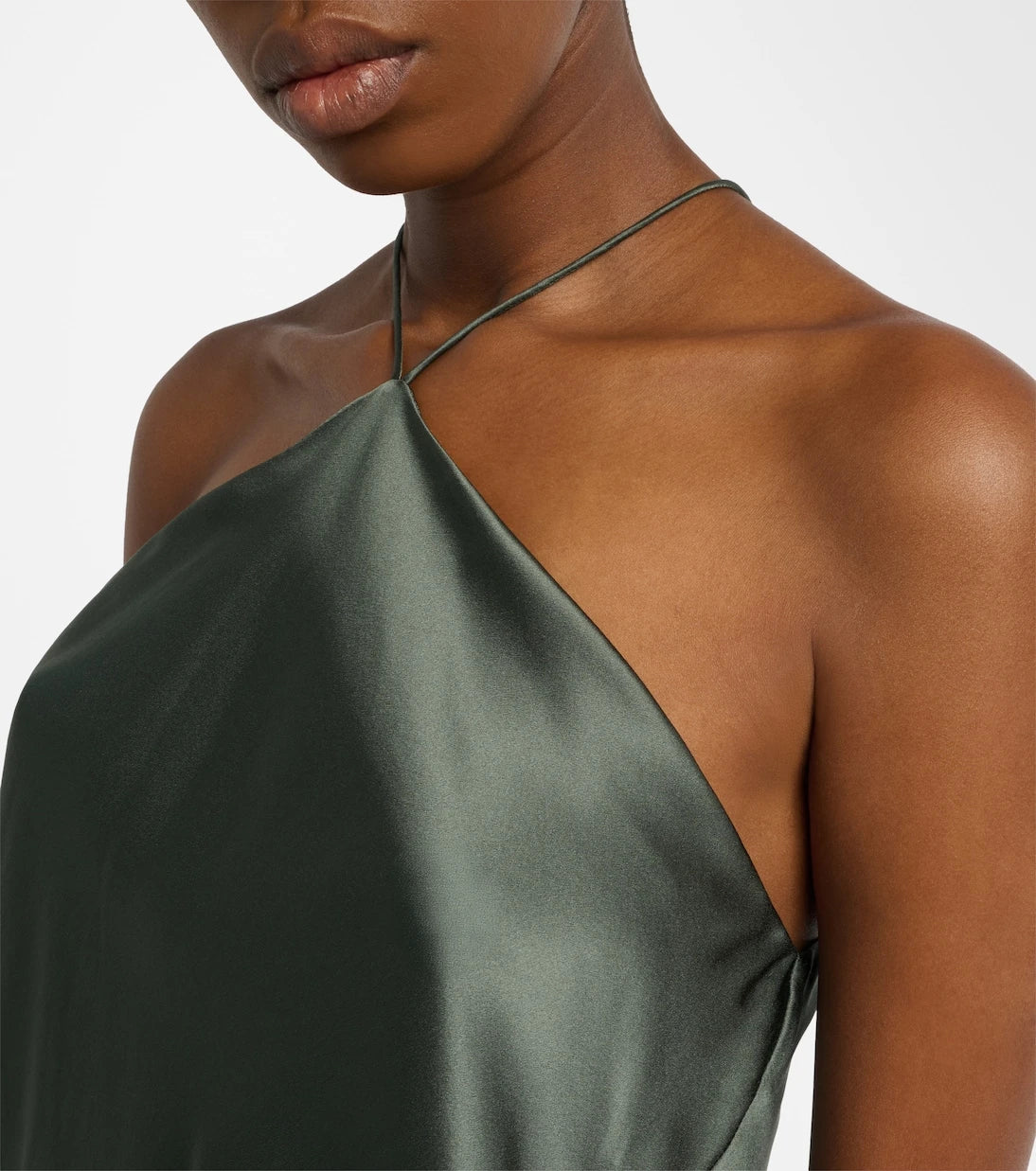The Sei - Halterneck silk charmeuse top