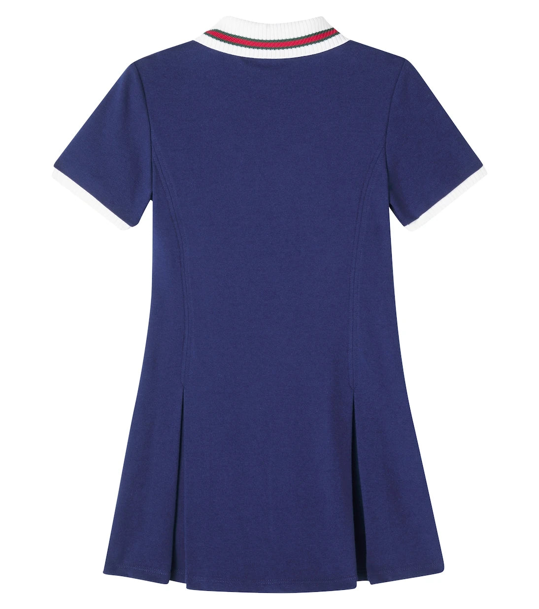 Gucci Kids - Web Stripe cotton polo dress