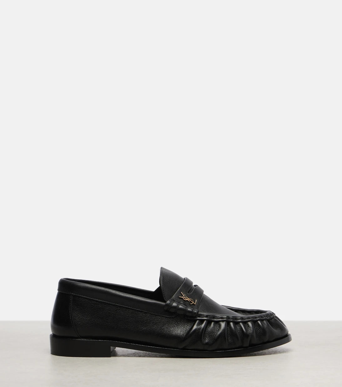 Saint Laurent - Le Loafer leather penny loafers