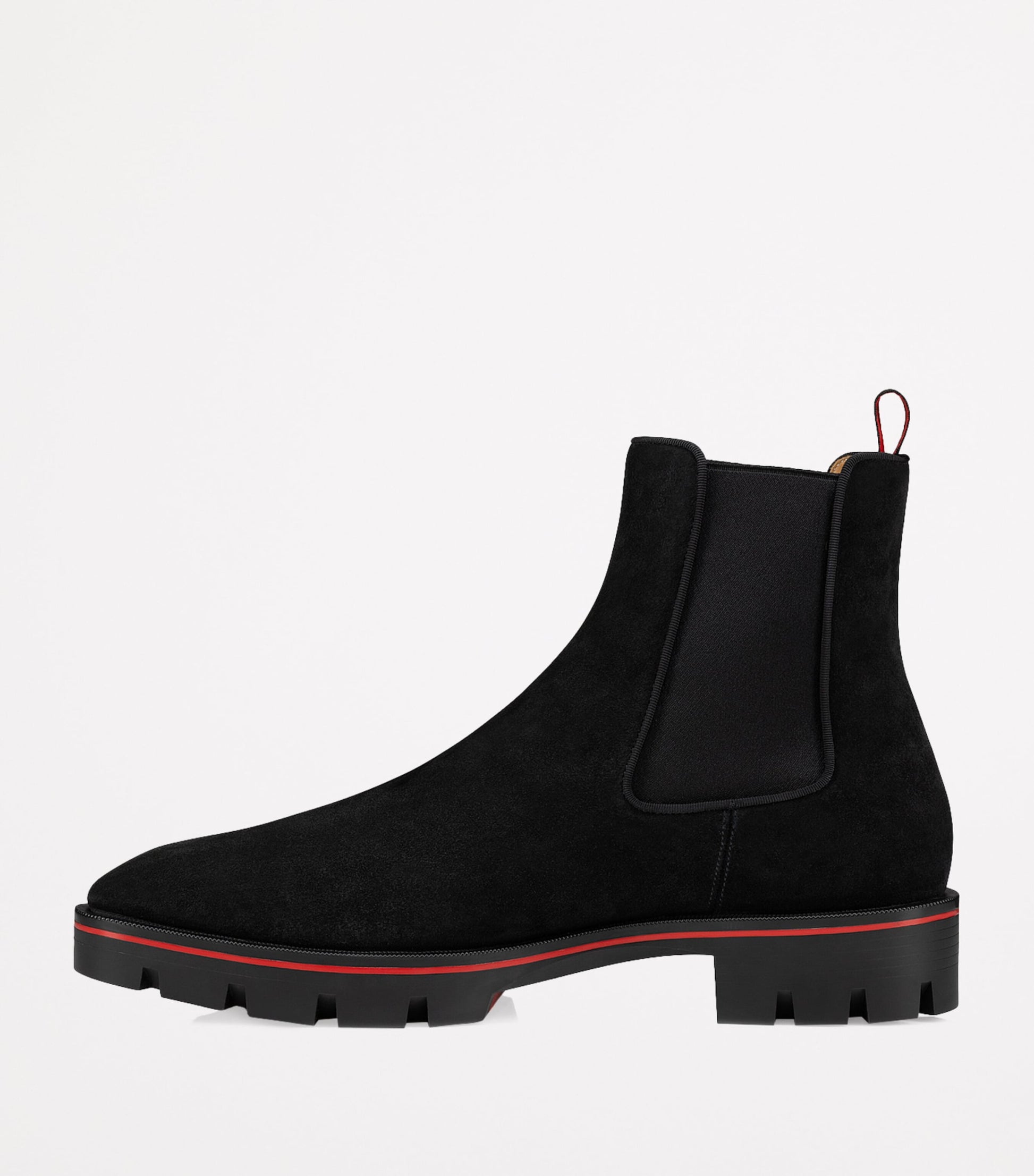 Christian Louboutin Alpinosol Veau Velour Chelsea Boots