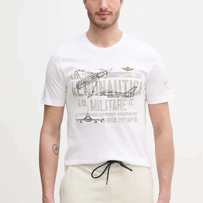 Pamuklu Tişört Aeronautica Militare