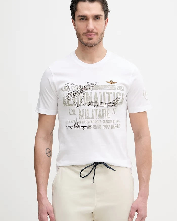 Pamuklu Tişört Aeronautica Militare