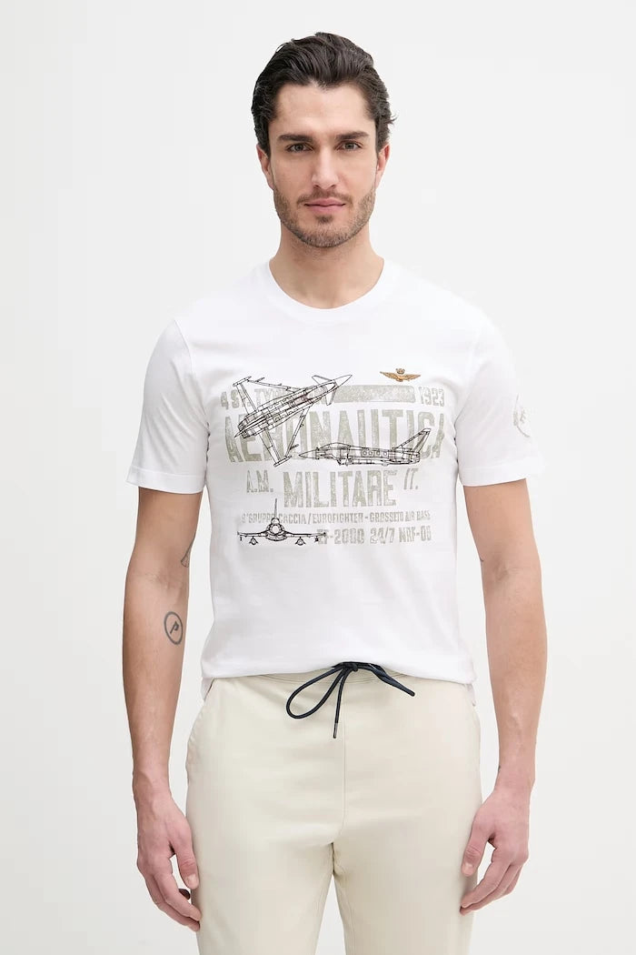 Pamuklu Tişört Aeronautica Militare