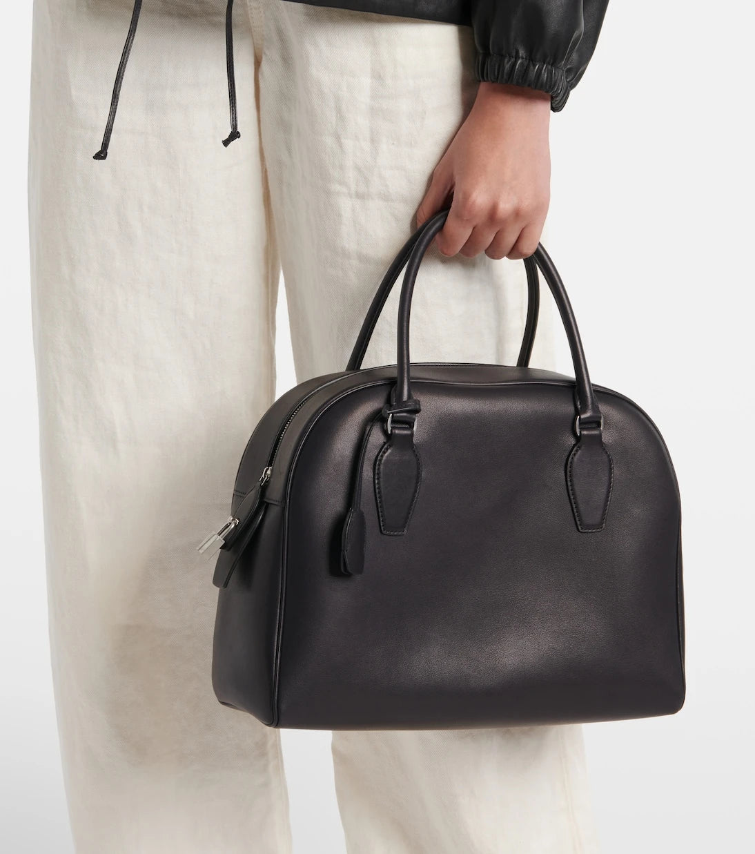 The Row - India Medium leather tote bag