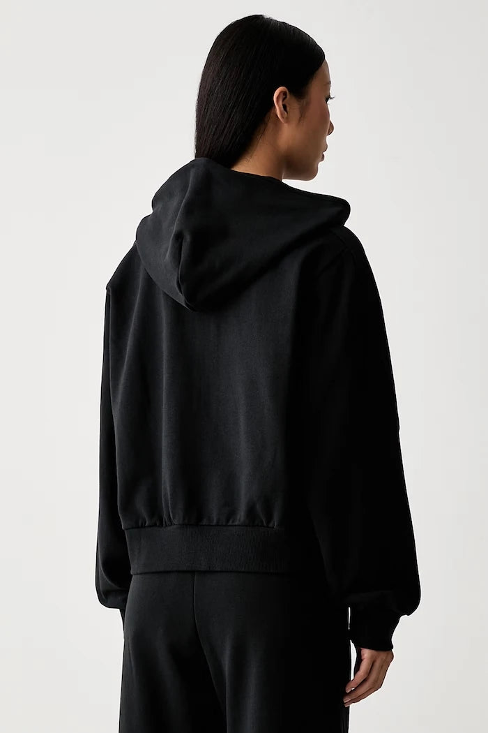 pamuktan kadın adidas kapüşonlu sweatshirt
