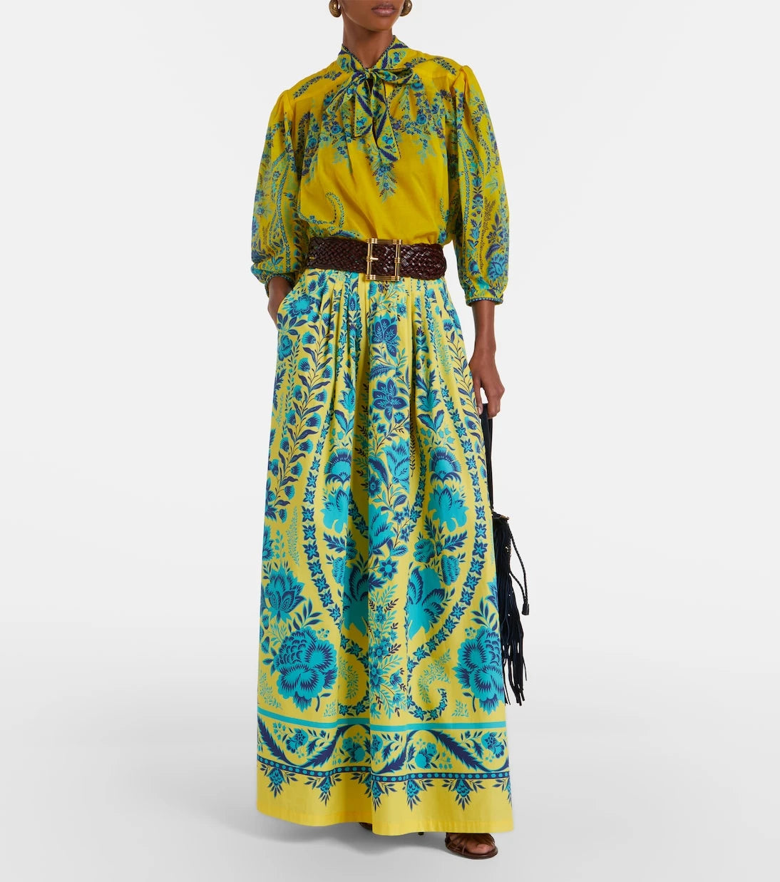 Etro - Floral cotton top
