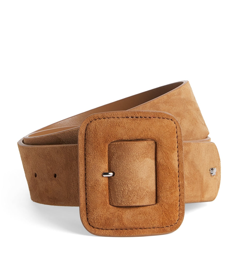 Brown Suede Tonal Belt