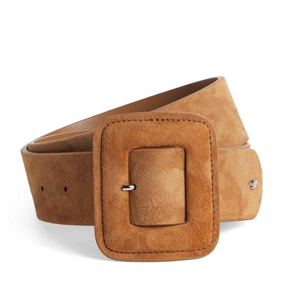 Brown Suede Tonal Belt